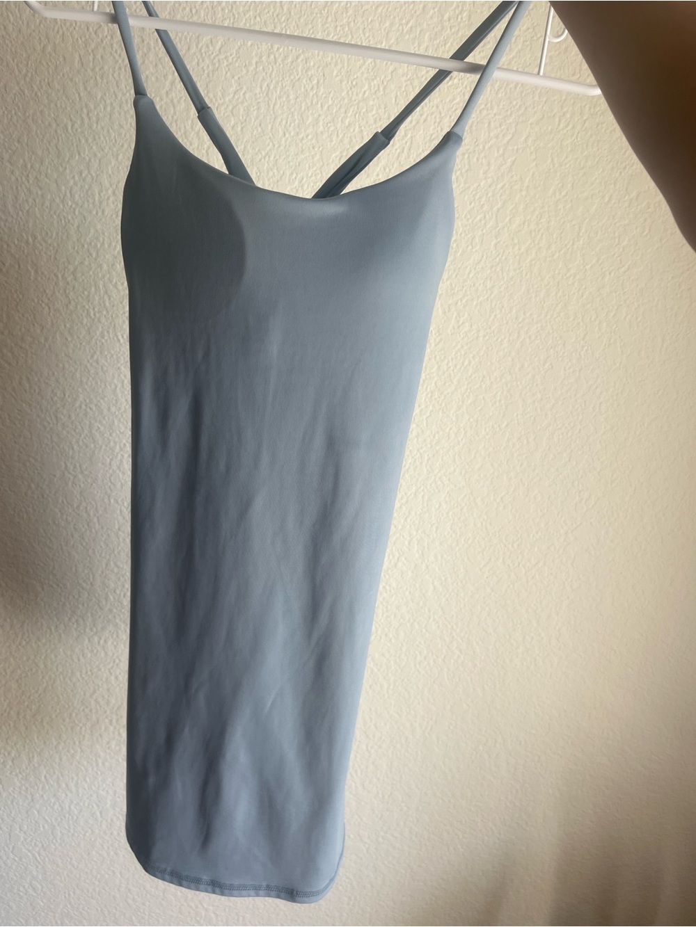 Aeropostale Light Blue Women's Slip Dress - Sleeveless Spaghetti Strap